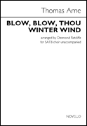 Blow, Blow Thou Winter Wind for SATB choir unaccompanied