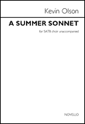 A Summer Sonnet for SATB choir unaccompanied