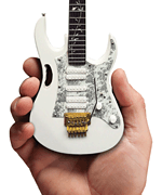 Steve Vai – Signature White Jem Miniature Guitar Replica Collectible