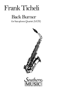 Back Burner for Saxophone Quartet for Saxophone Quartet (SATB)