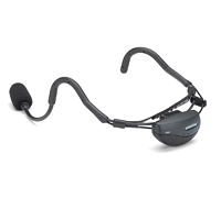 AH1 Headset Transmitter (K1 Band) with QE Mic Use with AirLine 77 Fitness Headset System