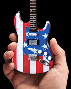 Fender™ Stratocaster™ – Stars & Stripes USA – Wayne Kramer Officially Licensed Miniature Guitar Replica