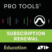 Pro Tools – 1-Year Subscription Renewal Education Pricing – 1-Year Perpetual License with Software Updates + Support