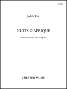 Nuits d'Afrique for Soprano, Flute, Cello, and Piano