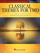 Classical Themes for Two Alto Saxophones Easy Instrumental Duets