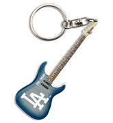 Los Angeles Dodgers Electric Guitar Keychain