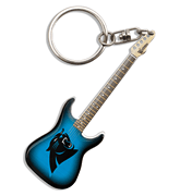 Carolina Panthers Electric Guitar Keychain