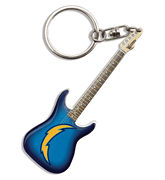 Los Angeles Chargers Electric Guitar Keychain