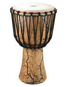 10″ Supremo Select Willow Series Rope-Tuned Djembe