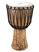 12&Prime; Supremo Select Willow Series Rope-Tuned Djembe