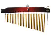 25 Chimes with Curved Siam Oak Wood Bar