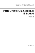 For Unto Us a Child Is Born Violin 2 Part