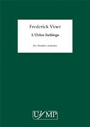 L'orfeo Settings Chamber Orchestra<br><br>Score