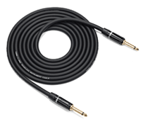 Tourtek Pro Noiseless Instrument Cable 10-Foot Instrument Cable with 1 Right-Angle Connector<br><br>Model TPIL10