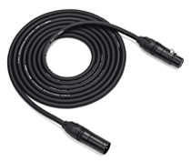 Tourtek Pro Microphone Cable 25-Foot XLR Cable with Gold Plug – Model TPM25