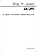 The Snow Performing Score<br><br>Soprano, Oboe d'Amore, Bass Viol (Viola)