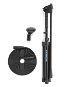 MK10 Plus Lightweight Microphone Boom Stand with Accessories (XLR Cable & Mic Clip)
