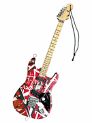 Eddie Van Halen – “Frankenstein” (Red/Black) 6″ Holiday Ornament Artist Approved Miniature Guitar Replica