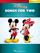 Disney Songs for Two Trombones Easy Instrumental Duets