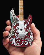 Jimi Hendrix Saville Fender™ Stratocaster™ Miniature Guitar Replica Collectible