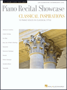 Piano Recital Showcase – Classical Inspirations Hal Leonard Student Piano Library Late Elementary-Intermediate Le