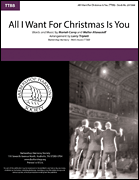 Cover for All I Want for Christmas Is You : Barbershop Harmony Society by Hal Leonard