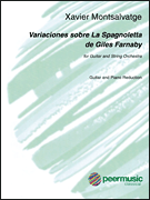 Variaciones sobre La Spagnoletta de Giles Farnaby for Guitar and Piano Reduction