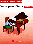 Piano Solos Book 5 – French Edition Hal Leonard Student Piano Library