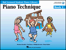 Piano Technique Book 1 – Book with Online Audio Hal Leonard Student Piano Library