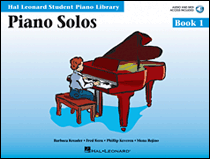 Piano Solos Book 1 – Book with Online Audio and MIDI Access Hal Leonard Student Piano Library