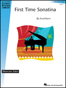 First Time Sonatina Hal Leonard Student Piano Library Showcase Solo Level 1/ Early Elementary