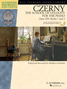 Carl Czerny – The School of Velocity for the Piano, Opus 299, Books 1 and 2 Includes access to online audio of full performances