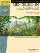Mendelssohn – Selections from Songs Without Words Book with Online Audio