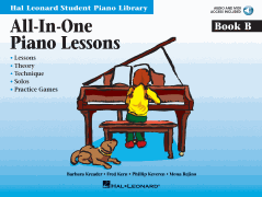 All-In-One Piano Lessons Book B International Edition