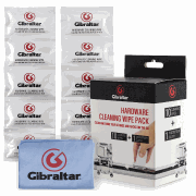 Gibraltar Hardware Cleaning Wipes 10-Pack 10 Individual Wipe Packs and Cleaning Cloth