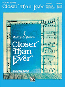 Closer Than Ever Vocal Score