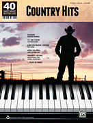 Country Hits 40 Sheet Music Bestsellers Series