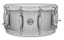 Grand Prix Aluminum Snare Drum 6.5x14 with Gretsch 302 Hoops