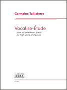 Vocalise Etude for High Voice and Piano