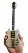 Gibson 1964 SG Custom White Mini Guitar Replica