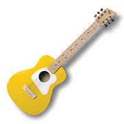Product Cover for Loog Pro VI Acoustic Yellow Loog Instruments Guitars by Hal Leonard