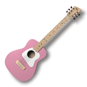 Product Cover for Loog Pro Acoustic Pink Loog Instruments Guitars by Hal Leonard