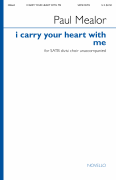 i carry your heart with me SATB divisi