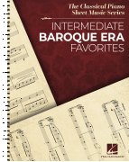Intermediate Baroque Era Favorites The Classical Piano Sheet Music Series