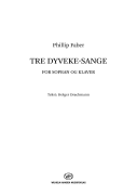 Tre Dyveke-Sange for Soprano and Piano