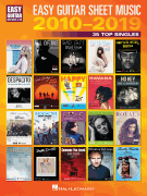 Easy Guitar Sheet Music 2010-2019 35 Top Singles