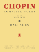 Ballades Chopin Complete Works Vol. III