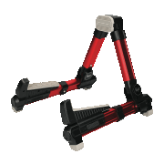 Flight Ukulele Stand Lightweight Aluminum Collapsible Stand &ndash; Red