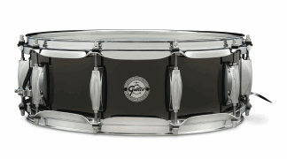 Black Nickel Over Steel Snare Drum (5″ x 14″) Full Range Series