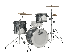 Renown 57 3-Piece Drum Set (18/12/14) Silver Oyster Pearl Finish